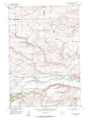 Sandborn Creek USGS topographic map 45109e5