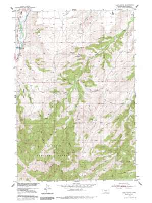 Ross Canyon topo map