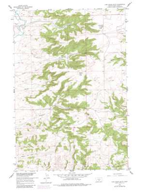 Lone Indian Butte topo map