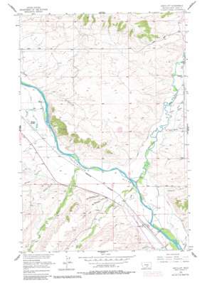 Greycliff USGS topographic map 45109g7