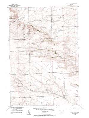 Russell Gulch topo map