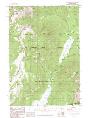 Roundhead Butte topo map