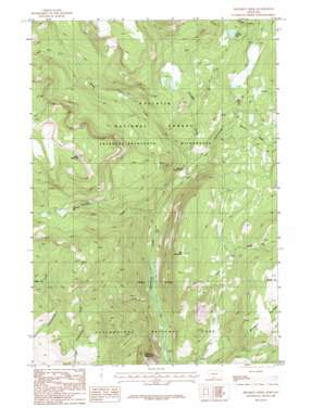 Specimen Creek USGS topographic map 45110a4