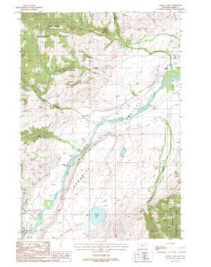 Dailey Lake topo map