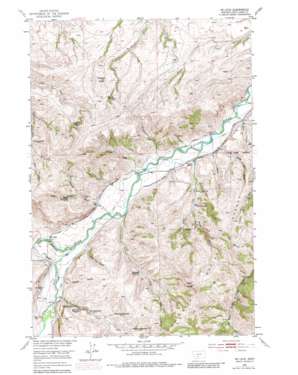 Ross Canyon USGS topographic map 45110f1