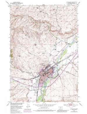 Livingston USGS topographic map 45110f5