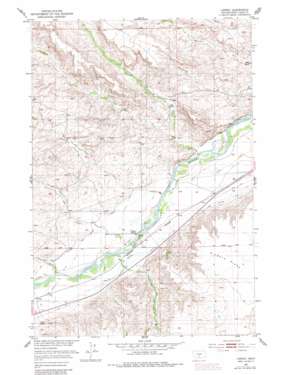 Carney USGS topographic map 45110g1