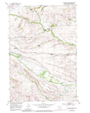 Grosfield Ranch topo map