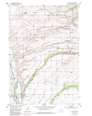 Clyde Park USGS topographic map 45110h5
