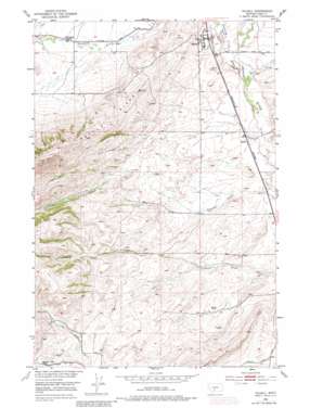 Wilsall USGS topographic map 45110h6