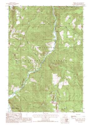 Hidden Lake USGS topographic map 45111c2