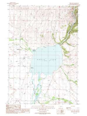 Ennis Lake topo map