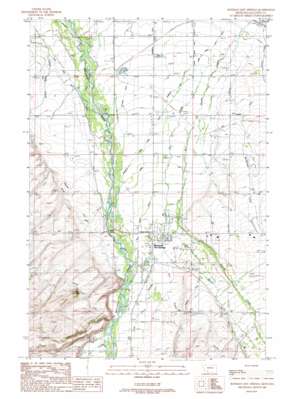 Bozeman Hot Springs USGS topographic map 45111f2