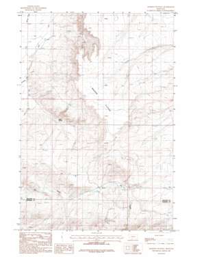 Madison Plateau USGS topographic map 45111f4