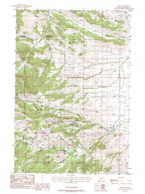 Pony USGS topographic map 45111f8