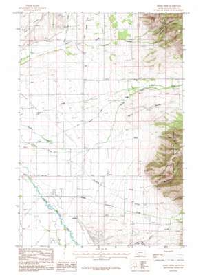 Miser Creek USGS topographic map 45111g1