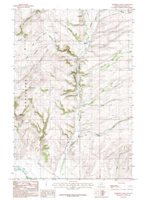 Horseshoe Creek topo map
