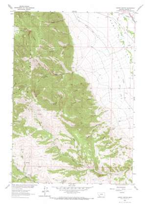 Laurin Canyon USGS topographic map 45112c2