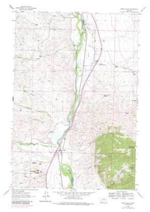 Nez Perce Hollow USGS topographic map 45112e6