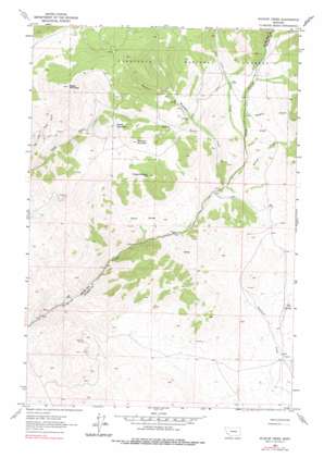 Wickiup Creek USGS topographic map 45112f5