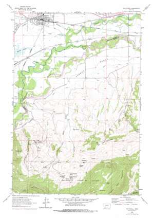 Whitehall USGS topographic map 45112g1