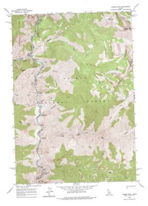 Hoodoo Meadows USGS topographic map 45114a6