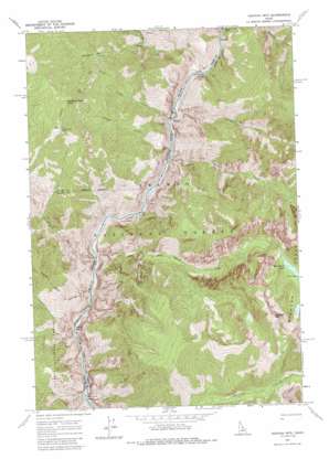 Aggipah Mountain USGS topographic map 45114b6