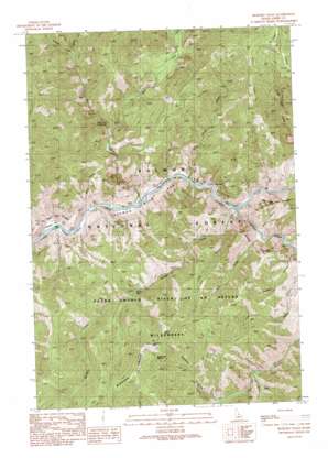 Bighorn Crags USGS topographic map 45114c4
