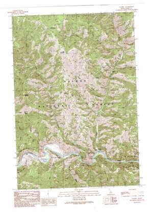 Ulysses USGS topographic map 45114d2