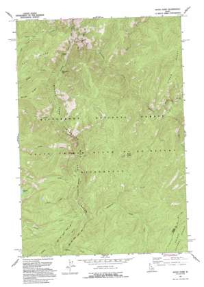 Wood Hump USGS topographic map 45114e6