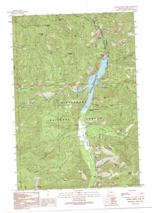 Painted Rocks Lake USGS topographic map 45114f3