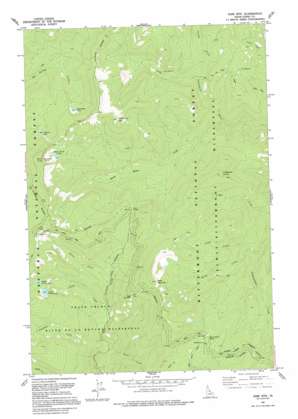 Magruder Mountain USGS topographic map 45114f8