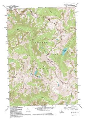 Tin Cup Lake USGS topographic map 45114h4