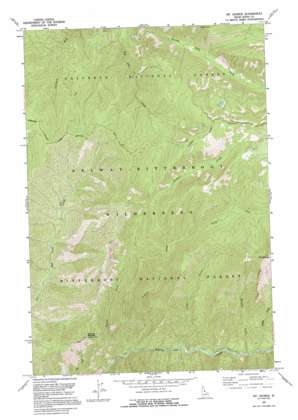 Mount George topo map