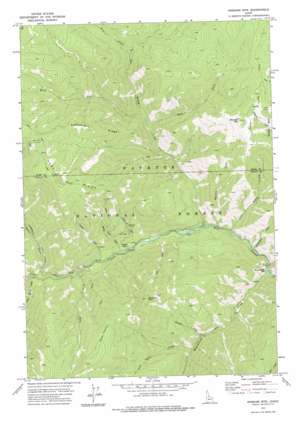 Bismark Mountain USGS topographic map 45115b2