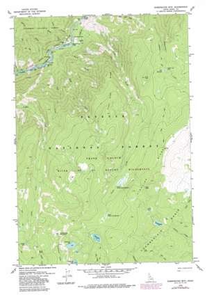 Sheepeater Mountain topo map