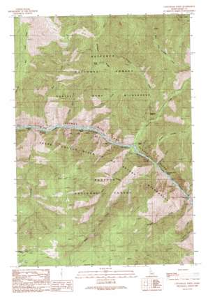 Cottontail Point topo map