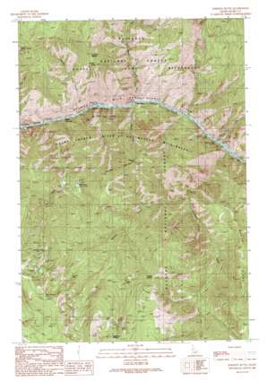 Johnson Butte topo map