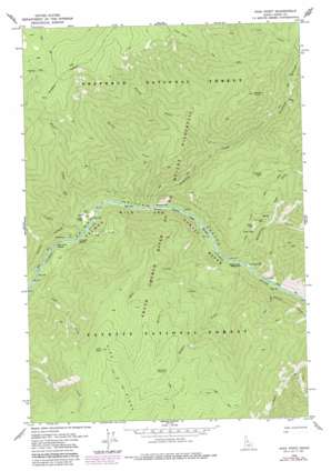 Hida Point USGS topographic map 45115e2