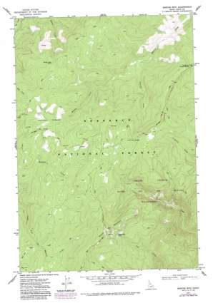 Boston Mountain USGS topographic map 45115f2