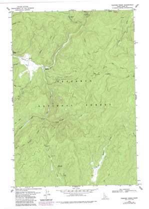 Trapper Creek topo map