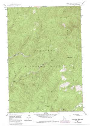 Black Hawk Mountain USGS topographic map 45115g3