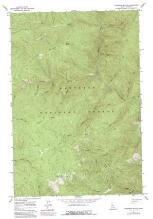 Anderson Butte topo map