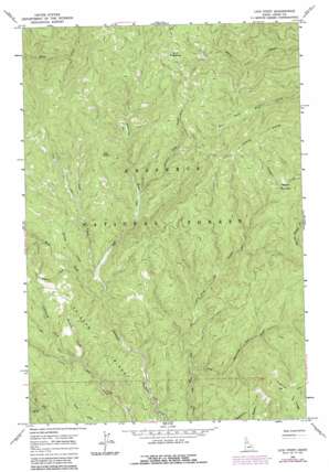 Lick Point topo map
