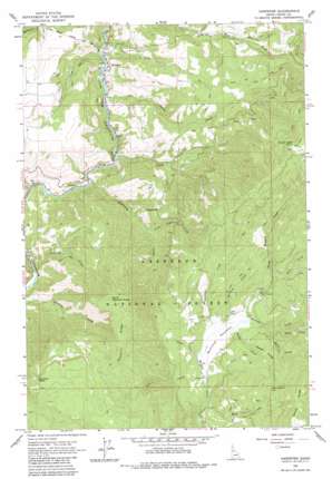 Harpster USGS topographic map 45115h8