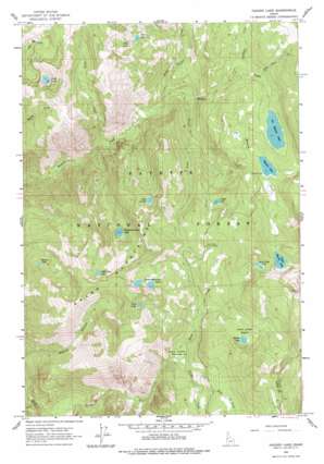 Hazard Lake USGS topographic map 45116b2