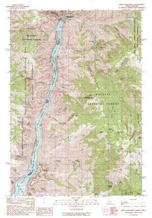 White Monument USGS topographic map 45116b6