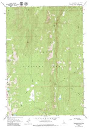 Hershey Point topo map