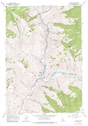 Riggins USGS topographic map 45116d3