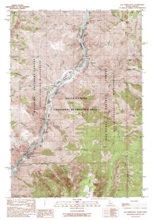Old Time Mountain USGS topographic map 45116d5